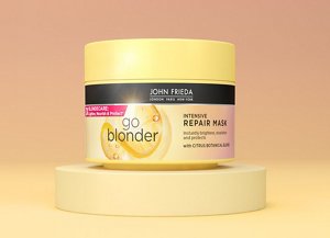 Close-up of John Frieda's Intensive Repair Mask for blonde hair